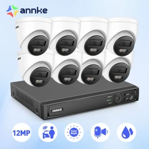 12MP Camera Kits Smart Dual Light Security